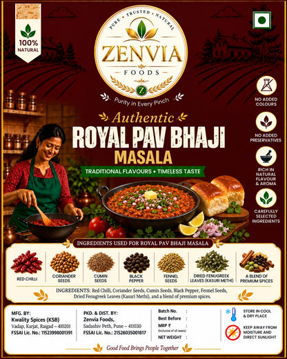 Zenvia Royal Pav Bhaji Masala