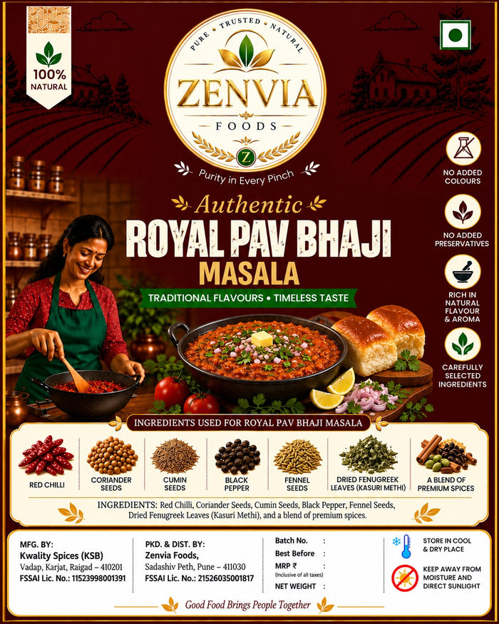 Zenvia Royal Pav Bhaji Masala