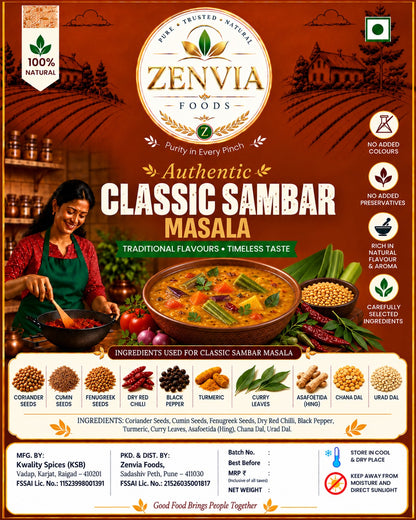Zenvia Classic Sambar Masala